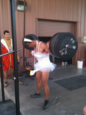 275 on the bar, and looking good too