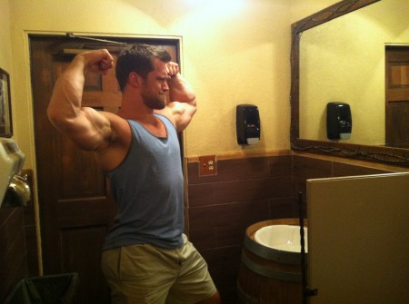 A non-sober tank top pic from last year's Tucson seminar.