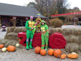 Chris and Family as Ninja Turtles
